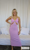 split twist slip dress