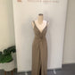 twist front dress 
