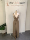 twist front dress 