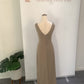 twist front dress