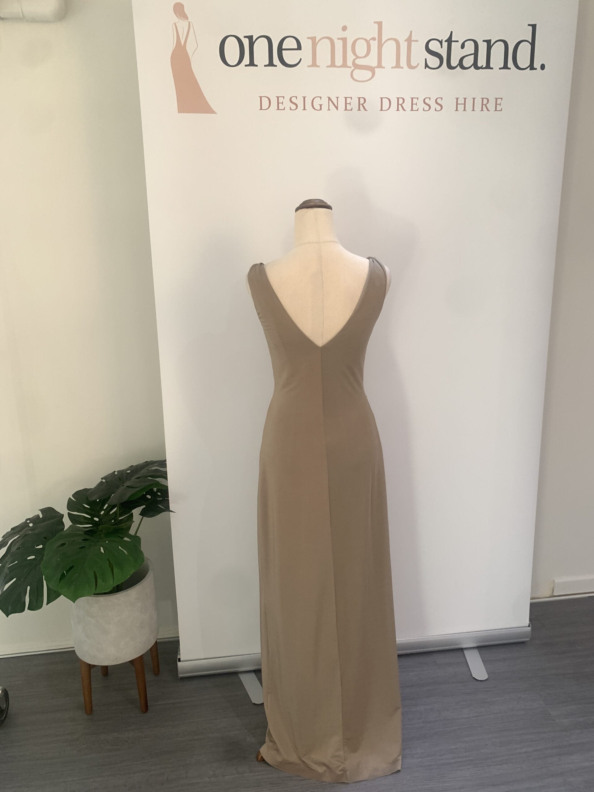 twist front dress