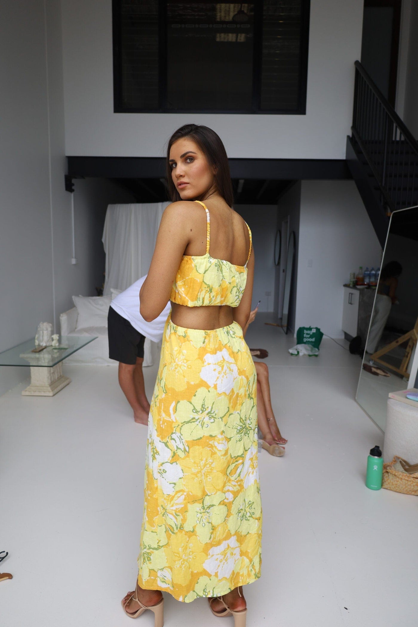 El Rio Maxi Dress Loretta Floral Print
