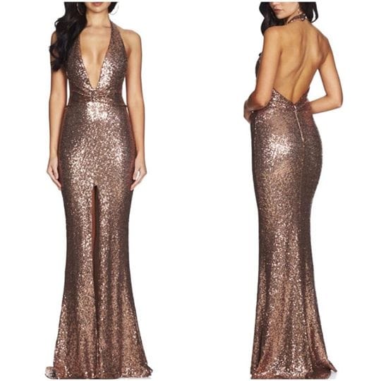 NOOKIE Cher Halter Gown