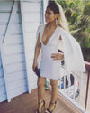 dahlia cape dress