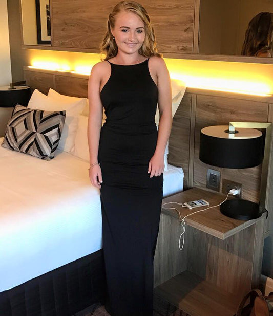 ZACHARY Black Backless