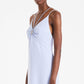 Whitewash Link Slip Dress Sky Blue