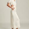 indienne silk linen midi dress
