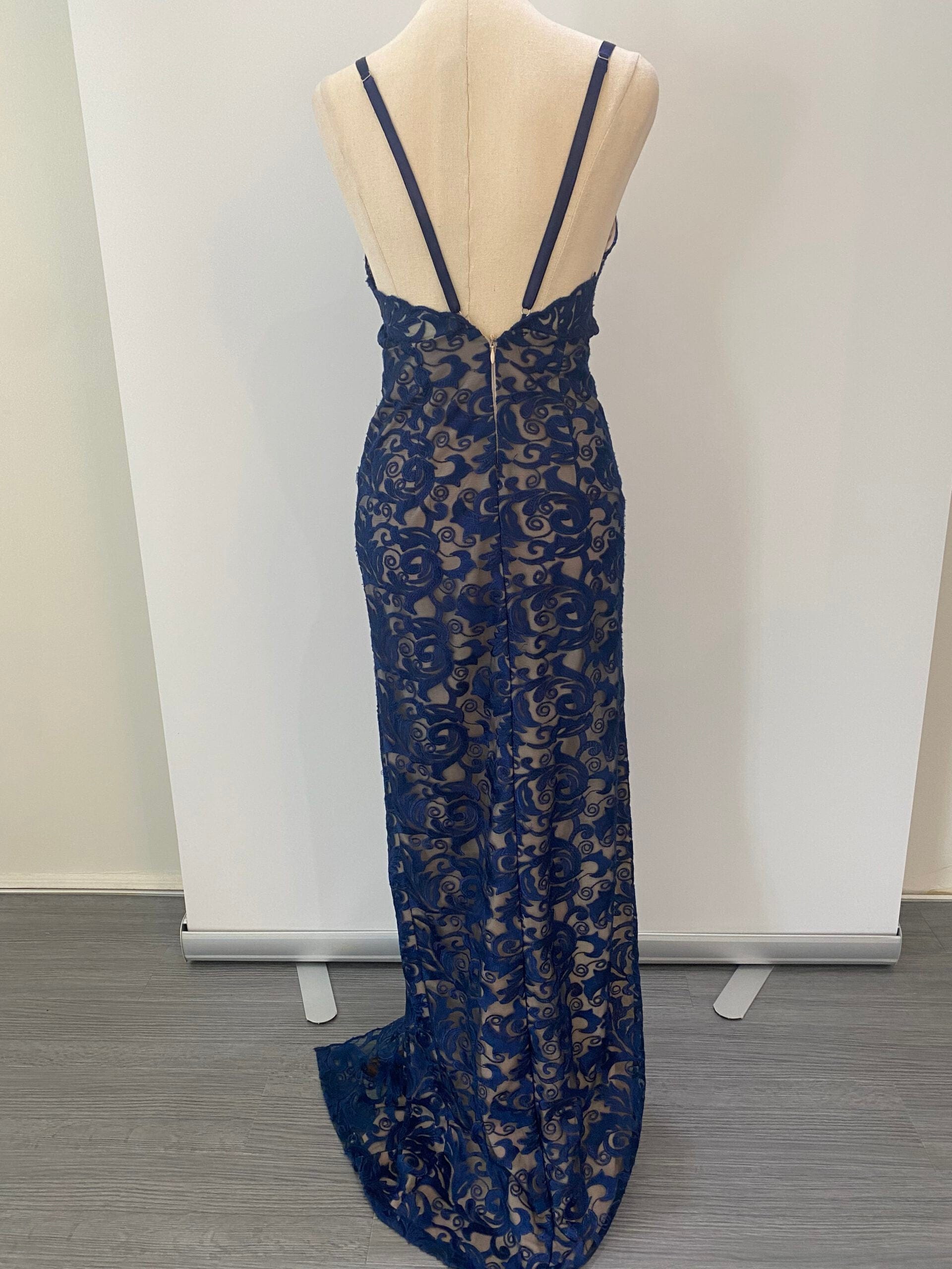 nude lace dress