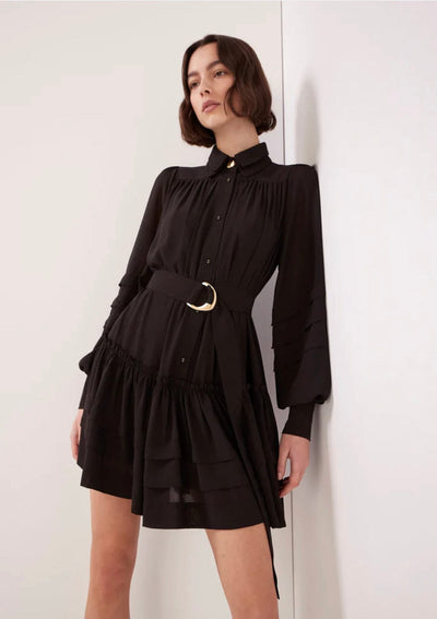 Auroroa Belted Mini Dress