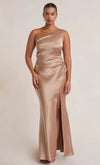 dreamer asym dress - golden