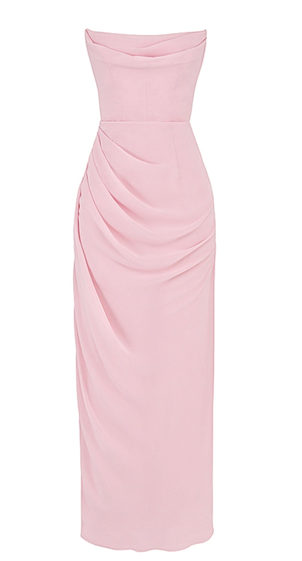 Adrienne - Pink Quartz Strapless Gown