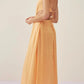 lyrical colours halter maxi dress