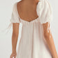 HOUSE OF CB Princess Ivory Georgette Mini Dress - Size XS