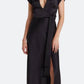 BEC & BRIDGE Dreamer Wrap Dress - Ivory / Black