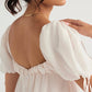 HOUSE OF CB Princess Ivory Georgette Mini Dress - Size XS
