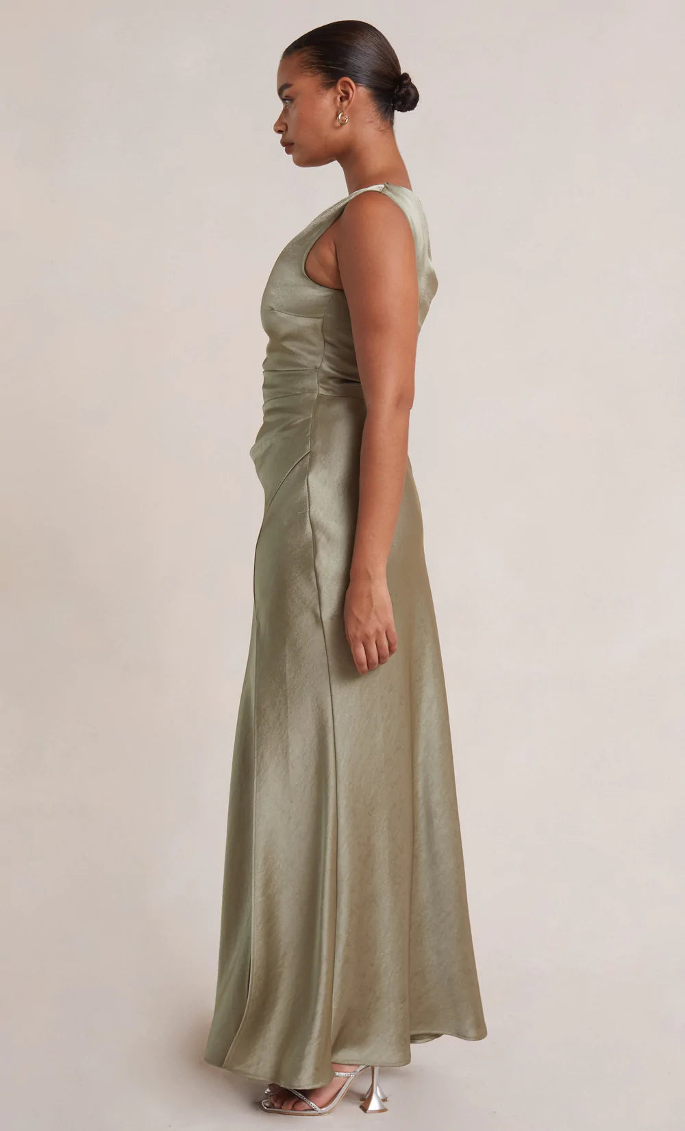 shoulder maxi dress