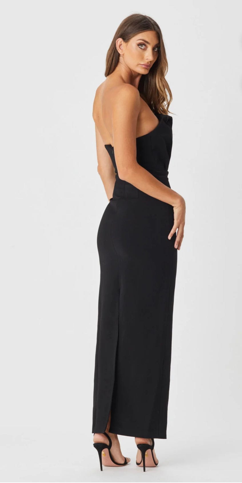  london long black dress