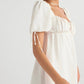 HOUSE OF CB Princess Ivory Georgette Mini Dress - Size XS