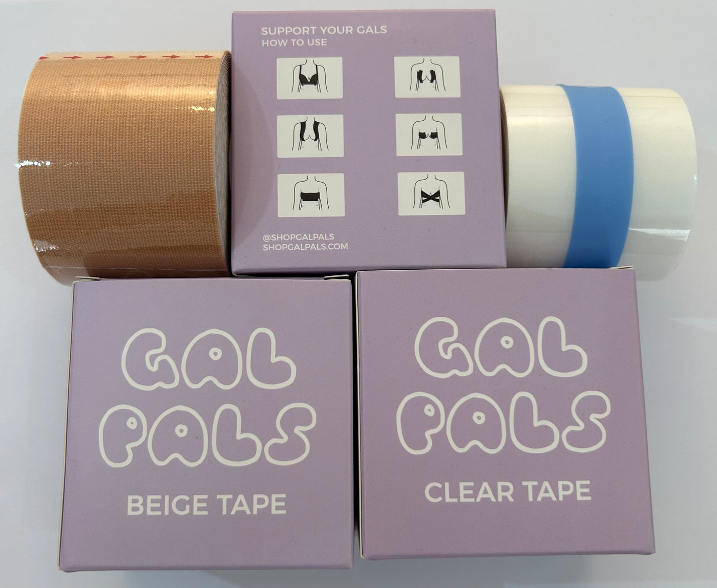 Gal Pals Tape Beige or Clear