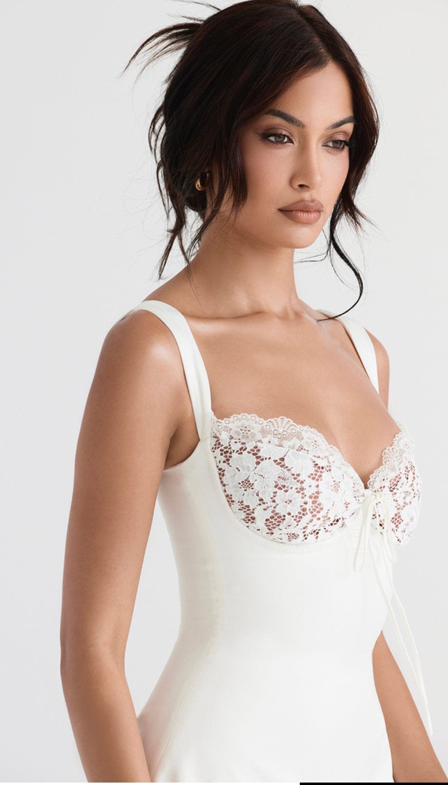 HOUSE OF CB Adriana Mini Dress - Ivory (XS) or Black (S)