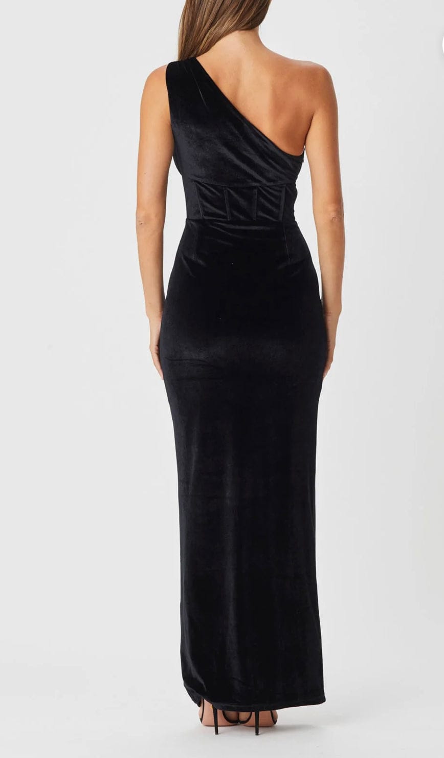 Juni Long Black Dress