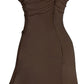 HOUSE OF CB Jasmine Mini - Pink size XS, Brown size S