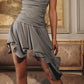 HOUSE OF CB Valeria - Smoke Gathered Asymmetric Dress Size XS