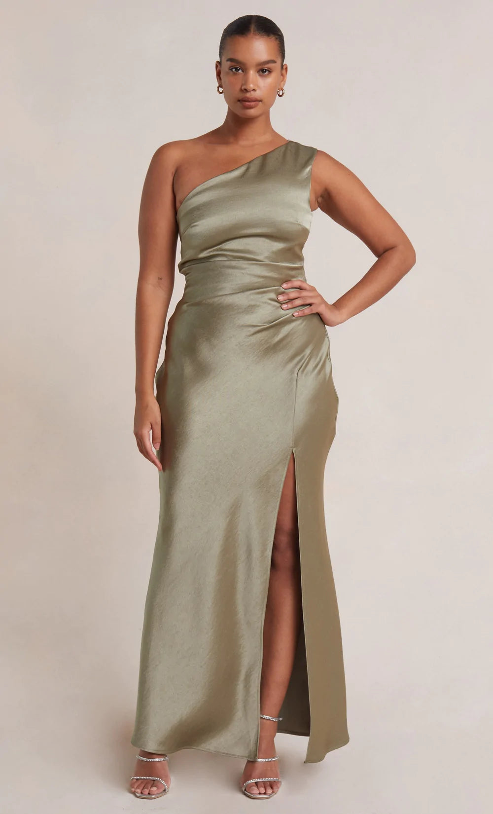 shoulder maxi dress