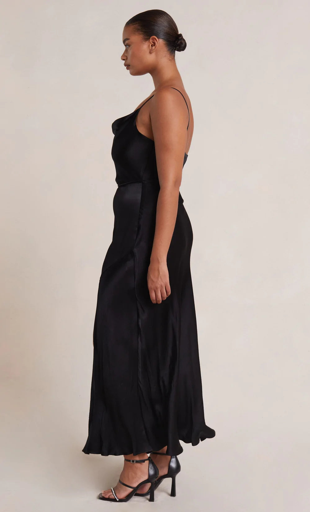 eternally flattering bias-cut slip dress includes