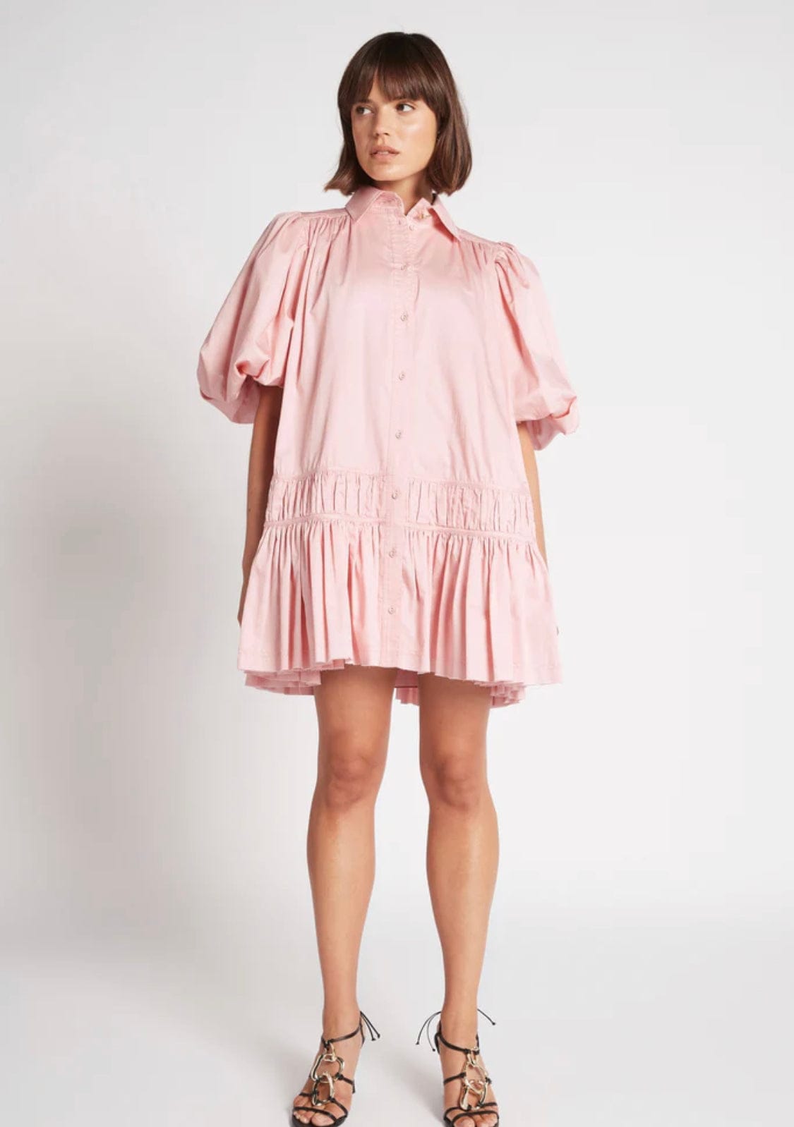 vette smock mini dress