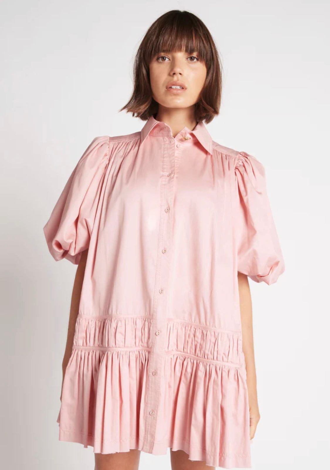 vette smock mini dress