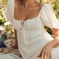 HOUSE OF CB Princess Ivory Georgette Mini Dress - Size XS