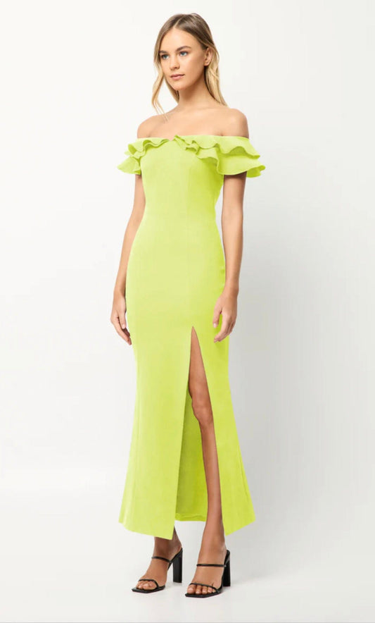 raja dress - chartreuse size 12