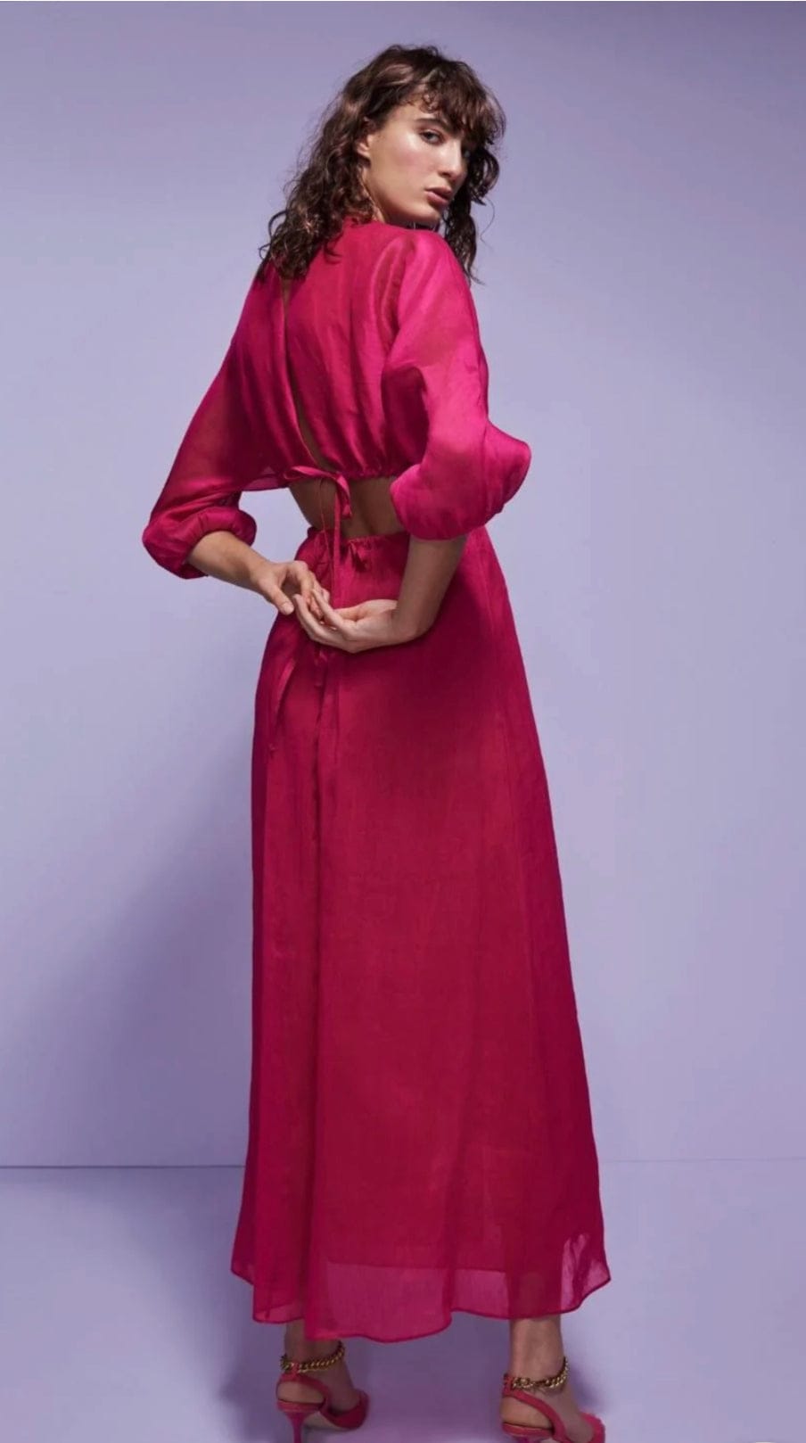 lyrical colours maxi dress