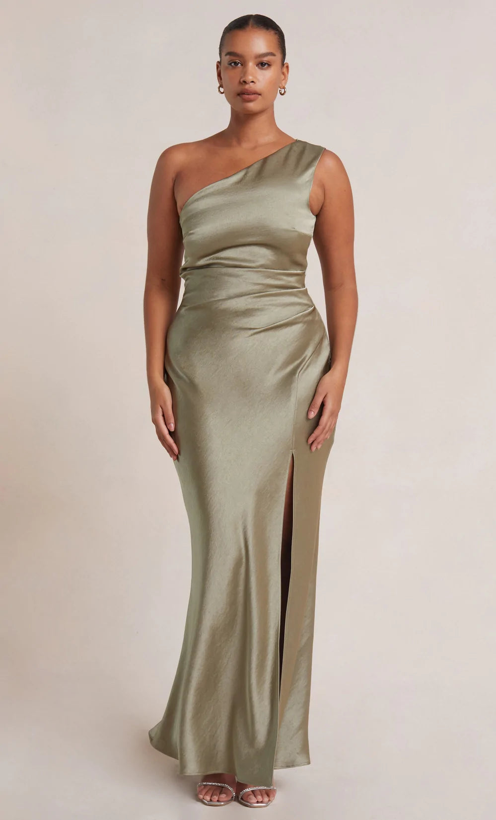 shoulder maxi dress