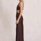 BEC & BRIDGE Felix V Maxi Dress - chocolate