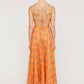 linen foulard strappy dress