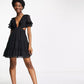ASOS Mini Tea Dress In Chiffon With Tiered Skirt