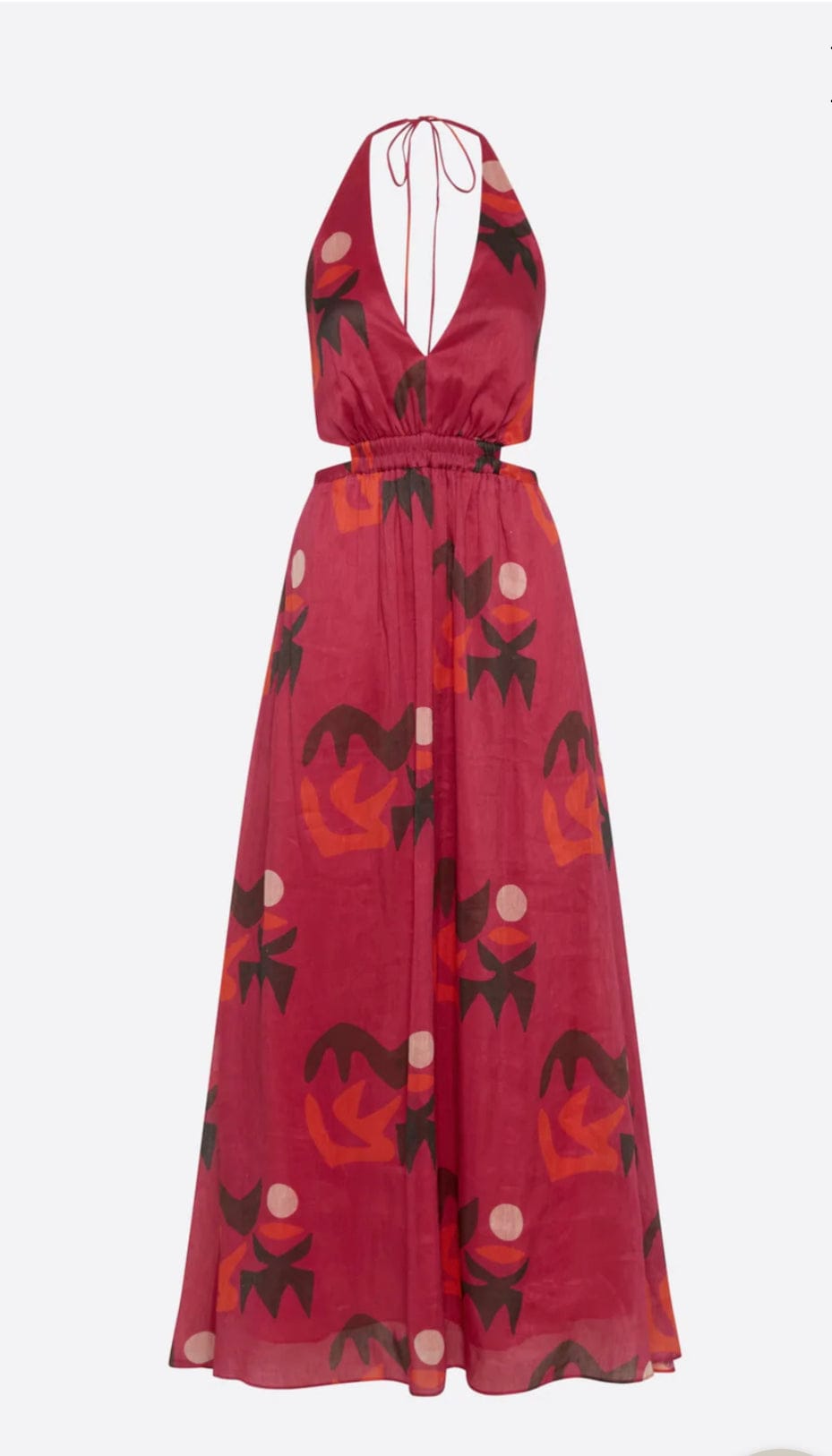 manning cartell - fiesta halter maxi dress