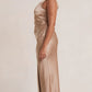 dreamer asym dress - golden