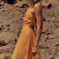 lyrical colours halter maxi dress