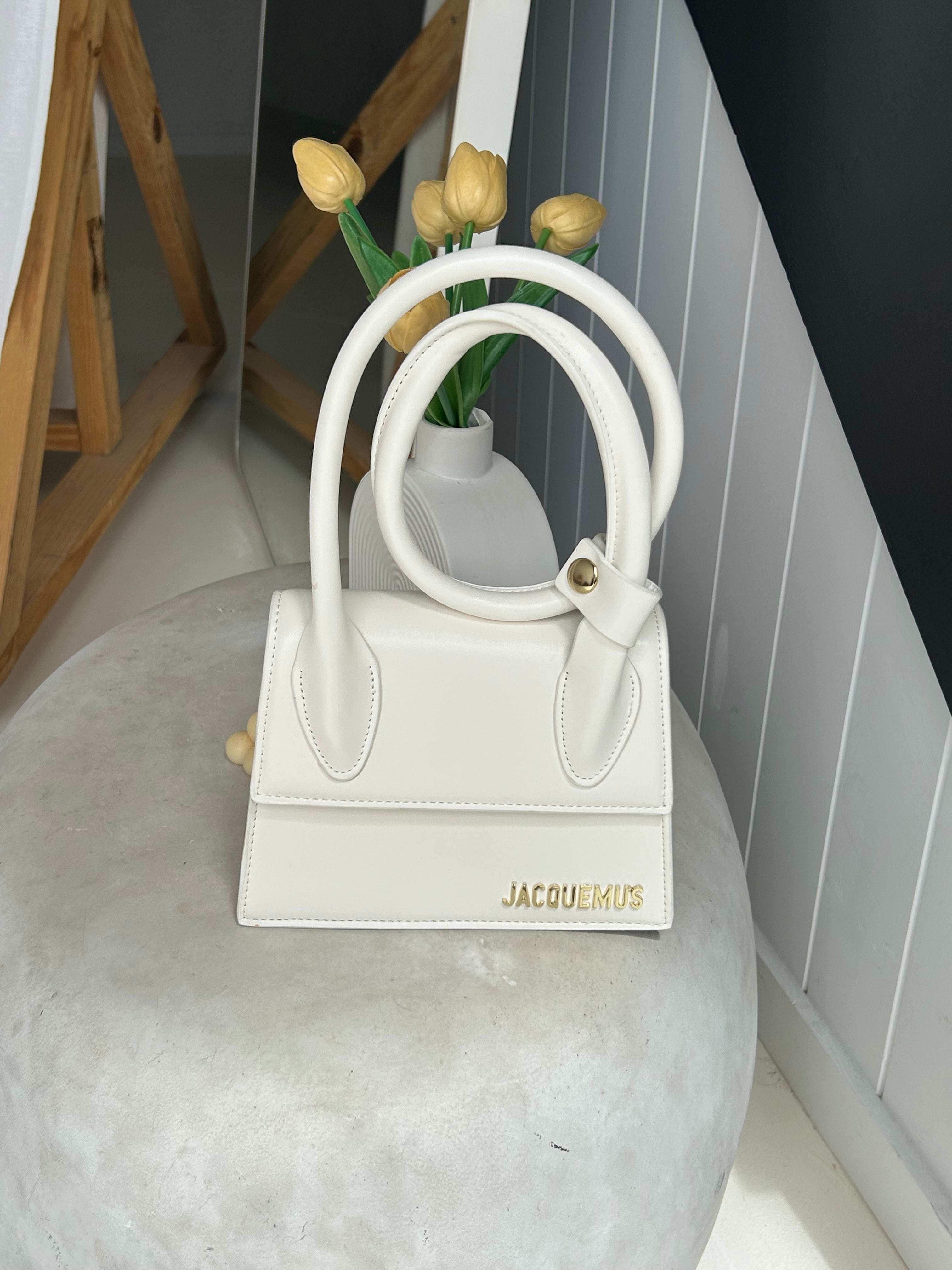 JACQUEMUS Le Chiquito Noeud Leather Tote