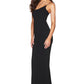 NOOKIE Jasmine One Shoulder Gown in Red or Black