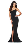 NOOKIE Jasmine One Shoulder Gown in Red or Black
