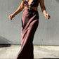 BEC & BRIDGE Felix V Maxi Dress - chocolate