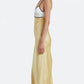 BEC & BRIDGE Nadia Bustier Maxi - Straw/Ivory