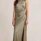 shoulder maxi dress