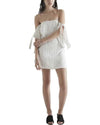 strapless bella mini dress