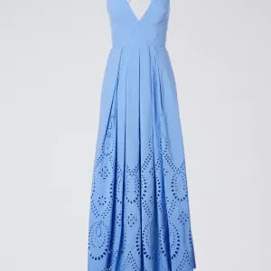 scanlan theodore embroidered shoestring midi