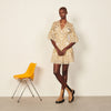 tone guipure dress